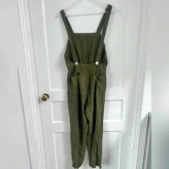 Rue Stiic HATTIE OVERALLS in khaki mustang - Picture 4 of 7